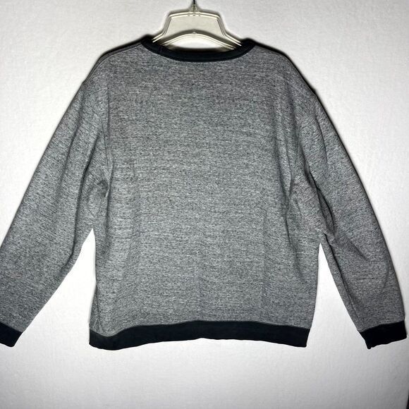 Blake Shelton x Lands' End Fleece Lined Crew Neck Sweater Gray Mens Size XL - Picture 5 of 10